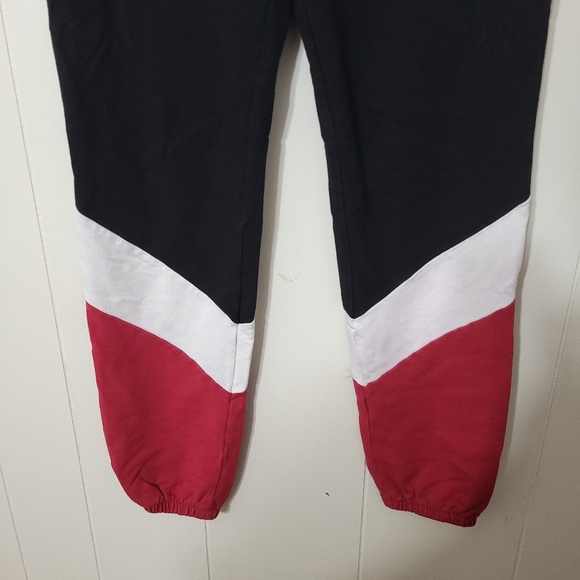Good American Colorblock Sweatpants Jogger Size 2 - Picture 3 of 10
